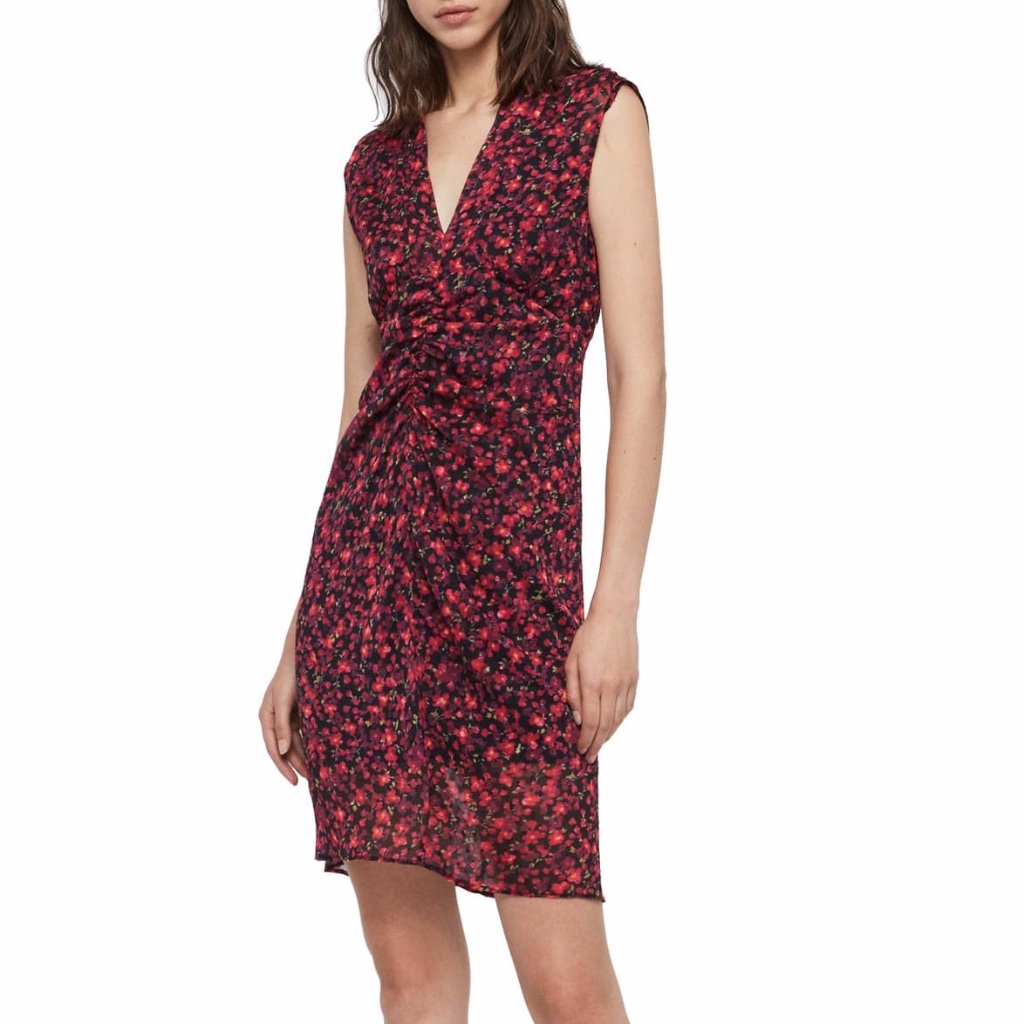 New W/ Defect $260 Allsaints Aldine Cheri Blossom Dress In Size 2!